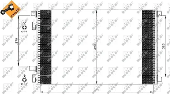 Kondensator, Klimaanlage NRF 35449 Bild Kondensator, Klimaanlage NRF 35449