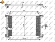 Kondensator, Klimaanlage NRF 35494