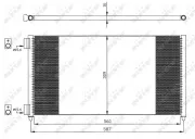 Kondensator, Klimaanlage NRF 35496