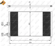 Kondensator, Klimaanlage NRF 35502