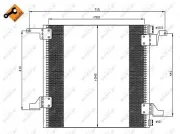 Kondensator, Klimaanlage NRF 35526