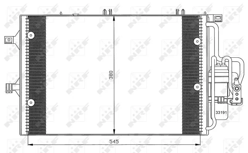 Kondensator, Klimaanlage NRF 35529