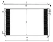 Kondensator, Klimaanlage NRF 35567