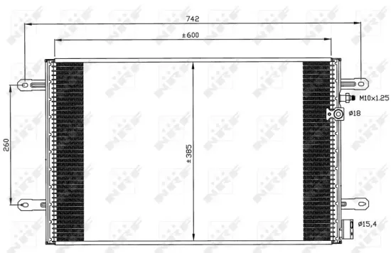 Kondensator, Klimaanlage NRF 35605 Bild Kondensator, Klimaanlage NRF 35605