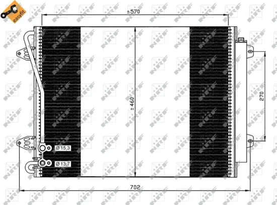 Kondensator, Klimaanlage NRF 35613 Bild Kondensator, Klimaanlage NRF 35613