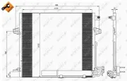 Kondensator, Klimaanlage NRF 35618