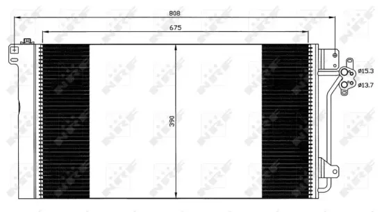 Kondensator, Klimaanlage NRF 35622 Bild Kondensator, Klimaanlage NRF 35622