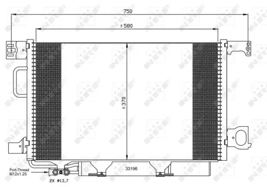 Kondensator, Klimaanlage NRF 35623 Bild Kondensator, Klimaanlage NRF 35623