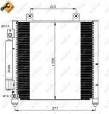 Kondensator, Klimaanlage NRF 35637