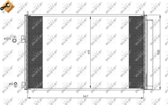 Kondensator, Klimaanlage NRF 35641 Bild Kondensator, Klimaanlage NRF 35641