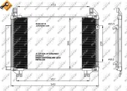 Kondensator, Klimaanlage NRF 35652