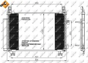 Kondensator, Klimaanlage NRF 35654