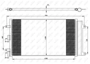 Kondensator, Klimaanlage NRF 35752