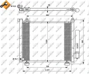 Kondensator, Klimaanlage NRF 35764