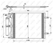 Kondensator, Klimaanlage NRF 35784