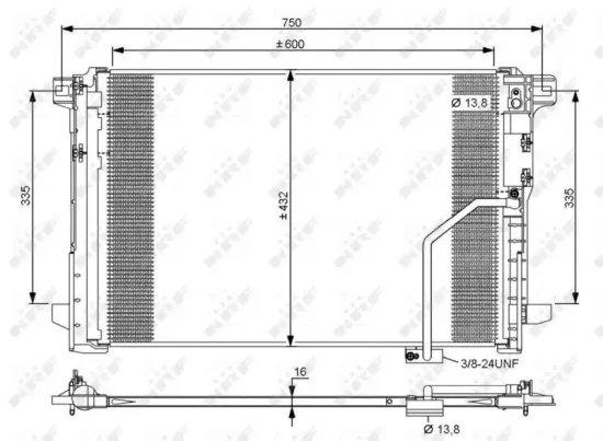 Kondensator, Klimaanlage NRF 35793 Bild Kondensator, Klimaanlage NRF 35793