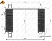 Kondensator, Klimaanlage NRF 35840