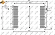 Kondensator, Klimaanlage NRF 35852