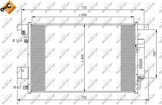 Kondensator, Klimaanlage NRF 35872 Bild Kondensator, Klimaanlage NRF 35872