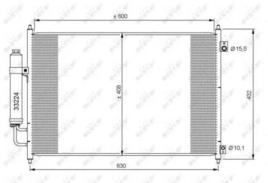 Kondensator, Klimaanlage NRF 35873 Bild Kondensator, Klimaanlage NRF 35873