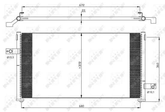 Kondensator, Klimaanlage NRF 35877 Bild Kondensator, Klimaanlage NRF 35877