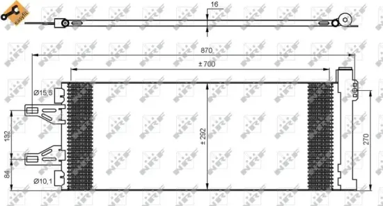 Kondensator, Klimaanlage NRF 35894 Bild Kondensator, Klimaanlage NRF 35894