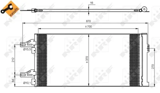 Kondensator, Klimaanlage NRF 35895 Bild Kondensator, Klimaanlage NRF 35895