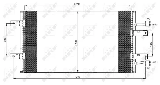 Kondensator, Klimaanlage NRF 35900 Bild Kondensator, Klimaanlage NRF 35900