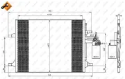 Kondensator, Klimaanlage NRF 35930