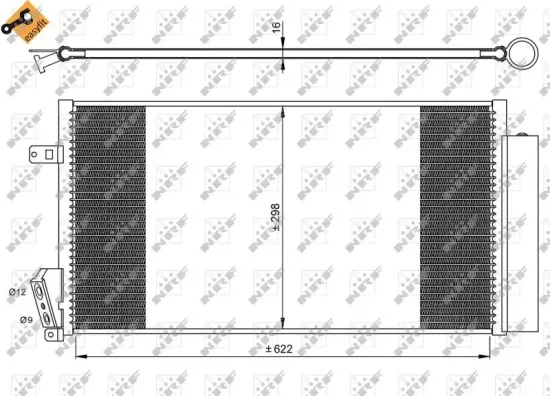 Kondensator, Klimaanlage NRF 35940 Bild Kondensator, Klimaanlage NRF 35940