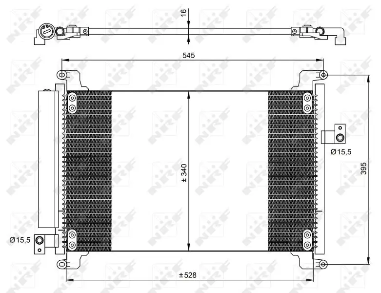 Kondensator, Klimaanlage NRF 35941