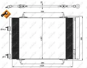 Kondensator, Klimaanlage NRF 35945