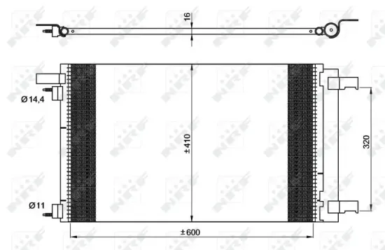 Kondensator, Klimaanlage NRF 35948 Bild Kondensator, Klimaanlage NRF 35948