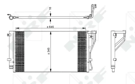 Kondensator, Klimaanlage NRF 35980 Bild Kondensator, Klimaanlage NRF 35980