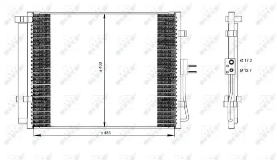 Kondensator, Klimaanlage NRF 35984 Bild Kondensator, Klimaanlage NRF 35984