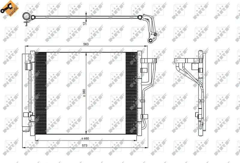 Kondensator, Klimaanlage NRF 35986