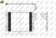 Kondensator, Klimaanlage NRF 35986