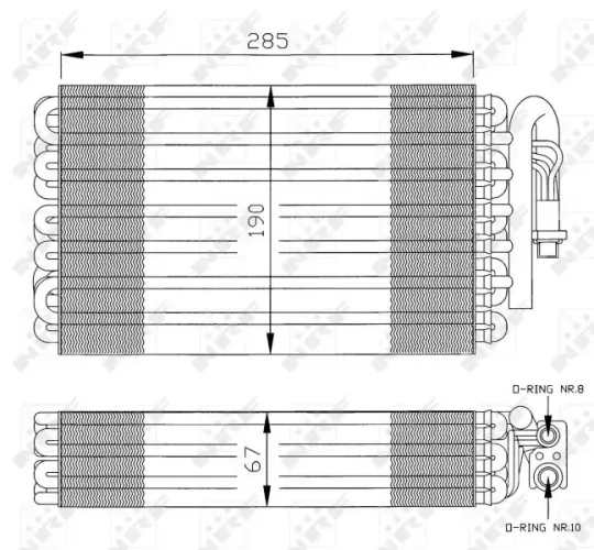 Verdampfer, Klimaanlage NRF 36026 Bild Verdampfer, Klimaanlage NRF 36026