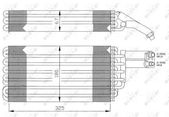 Verdampfer, Klimaanlage NRF 36057 Bild Verdampfer, Klimaanlage NRF 36057