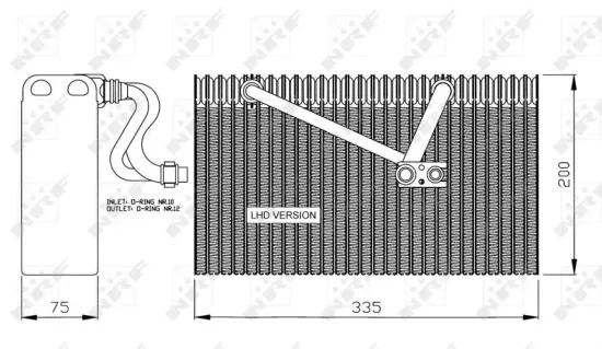 Verdampfer, Klimaanlage NRF 36058 Bild Verdampfer, Klimaanlage NRF 36058