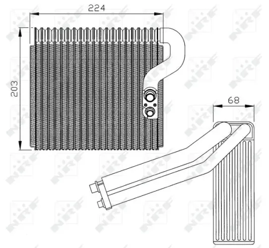 Verdampfer, Klimaanlage NRF 36063 Bild Verdampfer, Klimaanlage NRF 36063