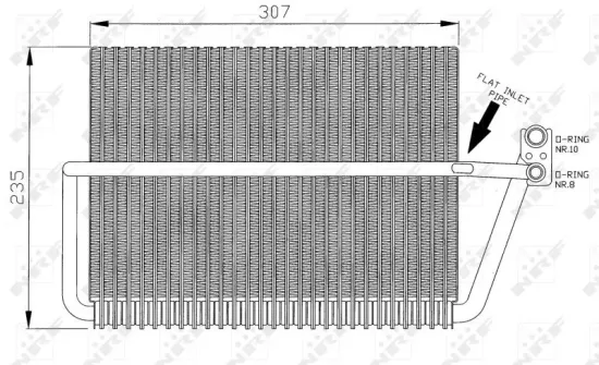 Verdampfer, Klimaanlage NRF 36070 Bild Verdampfer, Klimaanlage NRF 36070