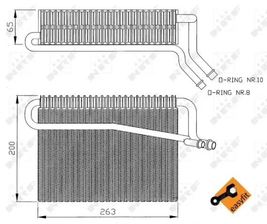 Verdampfer, Klimaanlage NRF 36076 Bild Verdampfer, Klimaanlage NRF 36076