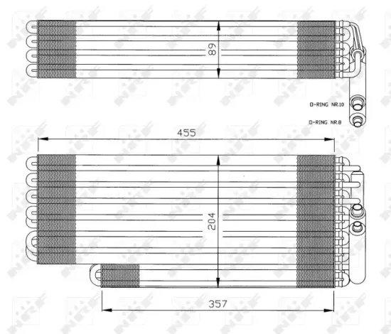 Verdampfer, Klimaanlage NRF 36078 Bild Verdampfer, Klimaanlage NRF 36078