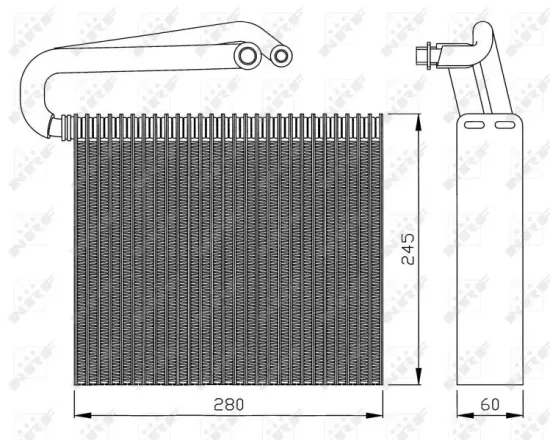 Verdampfer, Klimaanlage NRF 36110 Bild Verdampfer, Klimaanlage NRF 36110