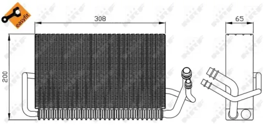 Verdampfer, Klimaanlage NRF 36121 Bild Verdampfer, Klimaanlage NRF 36121