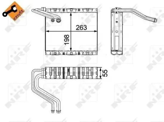 Verdampfer, Klimaanlage NRF 36142 Bild Verdampfer, Klimaanlage NRF 36142