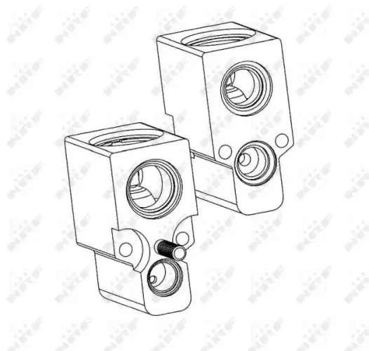 Expansionsventil, Klimaanlage NRF 38342 Bild Expansionsventil, Klimaanlage NRF 38342