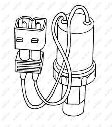 Druckschalter, Klimaanlage 12 V NRF 38902 Bild Druckschalter, Klimaanlage 12 V NRF 38902