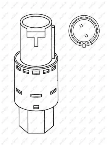 Druckschalter, Klimaanlage 12 V NRF 38917 Bild Druckschalter, Klimaanlage 12 V NRF 38917